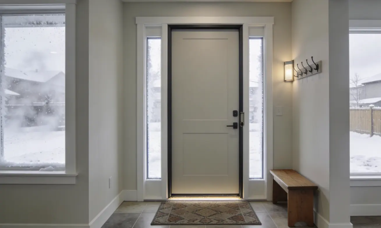 Picture stepping into a typical Calgary entryway right after a fresh blizzard rolls through